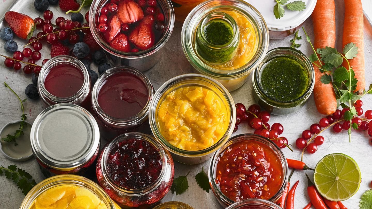 Am besten Obst einkochen Gläser